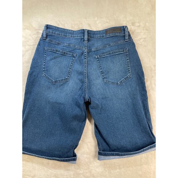 DKNY Womans Denim Bermuda Shorts 8 - Picture 7 of 9